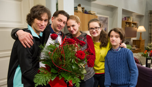 Bogdan, Joanna, Kasia, Jarek, Franek Bergowie